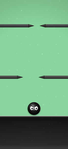 Falling Angry Ball Settings Screen